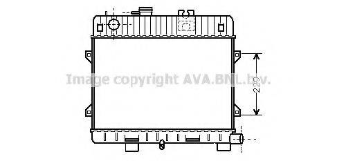 AVA QUALITY COOLING BW2031 Радіатор, охолодження двигуна