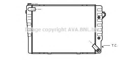 AVA QUALITY COOLING BW2038 Радіатор, охолодження двигуна