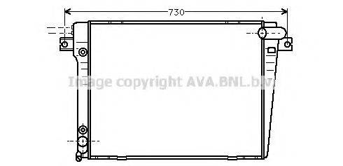 AVA QUALITY COOLING BW2062 Радіатор, охолодження двигуна