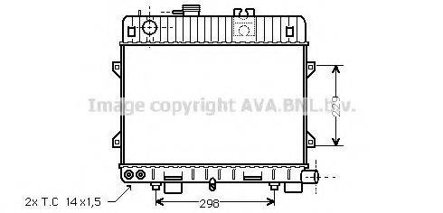 AVA QUALITY COOLING BW2067 Радіатор, охолодження двигуна