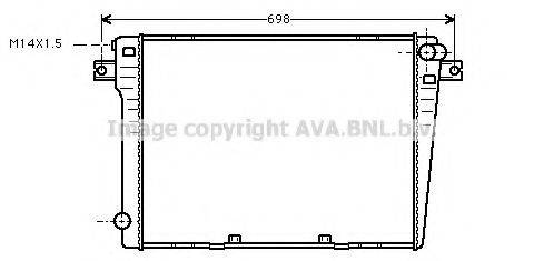 AVA QUALITY COOLING BW2109 Радіатор, охолодження двигуна