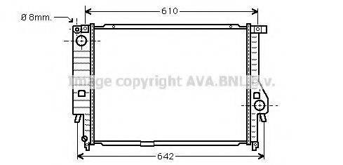 AVA QUALITY COOLING BW2132 Радіатор, охолодження двигуна