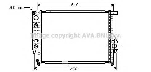 AVA QUALITY COOLING BW2136 Радіатор, охолодження двигуна