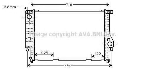 AVA QUALITY COOLING BW2159 Радіатор, охолодження двигуна