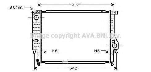 AVA QUALITY COOLING BW2167 Радіатор, охолодження двигуна