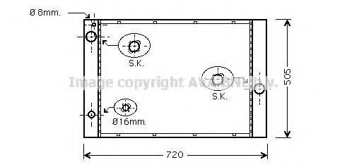 AVA QUALITY COOLING BW2285 Радіатор, охолодження двигуна