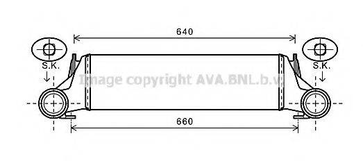 AVA QUALITY COOLING BW4421 Інтеркулер