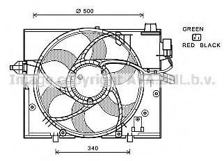 AVA QUALITY COOLING BW7531 Вентилятор, охолодження двигуна