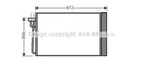 AVA QUALITY COOLING BWA5267D Конденсатор, кондиціонер