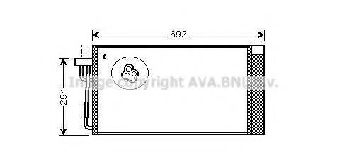 AVA QUALITY COOLING BWA5273D Конденсатор, кондиціонер