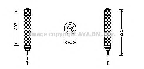 AVA QUALITY COOLING BWD078 Осушувач, кондиціонер