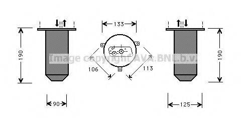 AVA QUALITY COOLING BWD221 Осушувач, кондиціонер