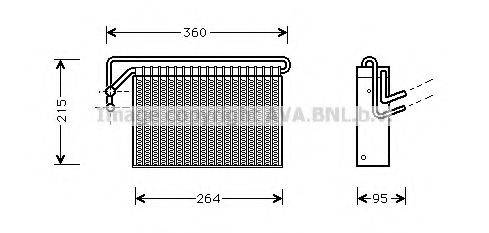 AVA QUALITY COOLING BWV024 Випарник, кондиціонер