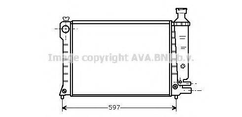 AVA QUALITY COOLING CN2036 Радіатор, охолодження двигуна