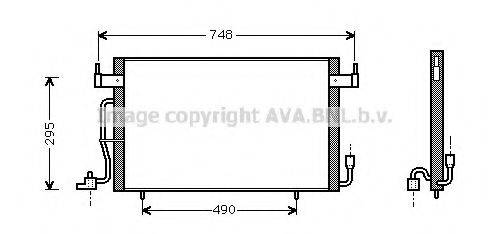 AVA QUALITY COOLING CN5141 Конденсатор, кондиціонер