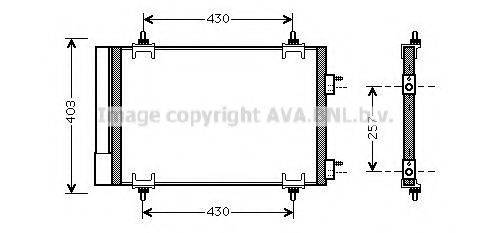 AVA QUALITY COOLING CNA5230D Конденсатор, кондиціонер