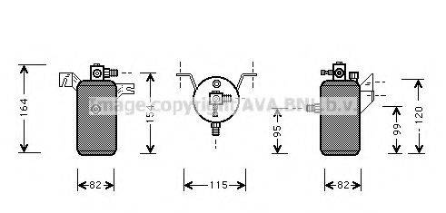 AVA QUALITY COOLING CND014 Осушувач, кондиціонер