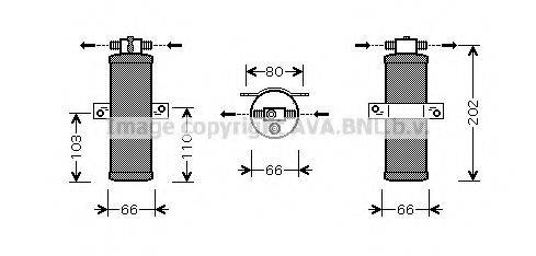 AVA QUALITY COOLING CND235 Осушувач, кондиціонер