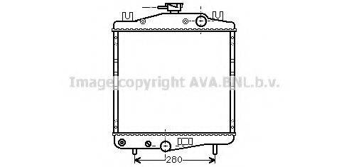 AVA QUALITY COOLING CR2006 Радіатор, охолодження двигуна