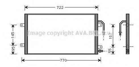 AVA QUALITY COOLING CR5012 Конденсатор, кондиціонер