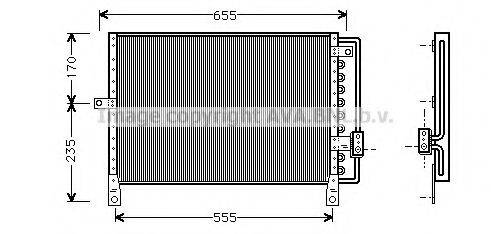 AVA QUALITY COOLING CR5014 Конденсатор, кондиціонер