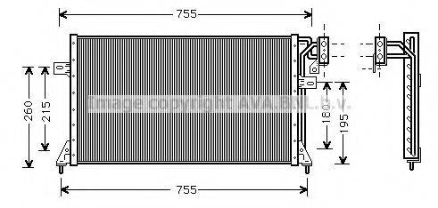 AVA QUALITY COOLING CR5018 Конденсатор, кондиціонер