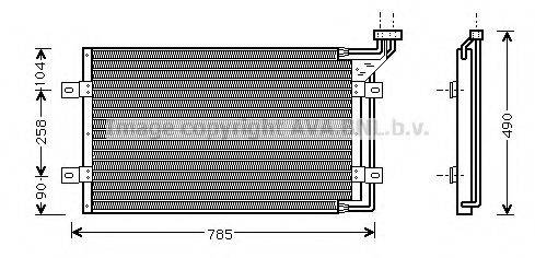 AVA QUALITY COOLING CR5038 Конденсатор, кондиціонер