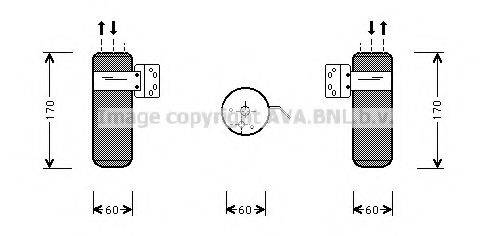 AVA QUALITY COOLING CRD052 Осушувач, кондиціонер