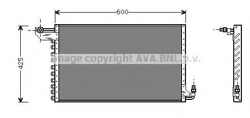 AVA QUALITY COOLING CT5018 Конденсатор, кондиціонер