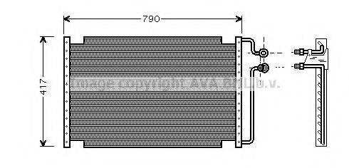 AVA QUALITY COOLING CT5029 Конденсатор, кондиціонер