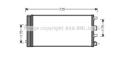 AVA QUALITY COOLING DA5004D Конденсатор, кондиціонер