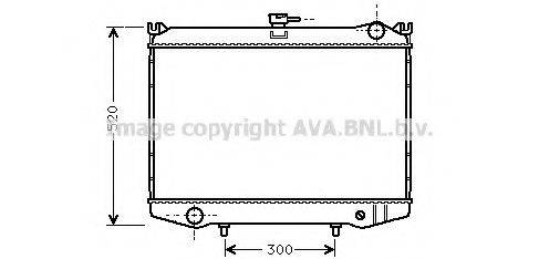 AVA QUALITY COOLING DN2041 Радіатор, охолодження двигуна