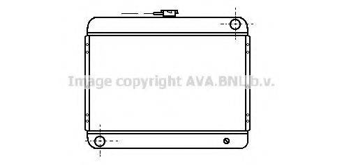 AVA QUALITY COOLING DN2045 Радіатор, охолодження двигуна