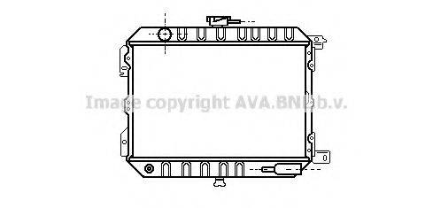 AVA QUALITY COOLING DN2062 Радіатор, охолодження двигуна