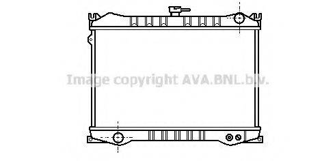 AVA QUALITY COOLING DN2069 Радіатор, охолодження двигуна