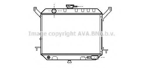 AVA QUALITY COOLING DN2147 Радіатор, охолодження двигуна