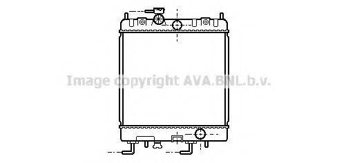 AVA QUALITY COOLING DN2168 Радіатор, охолодження двигуна