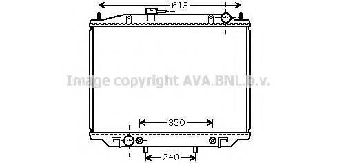 AVA QUALITY COOLING DN2262 Радіатор, охолодження двигуна