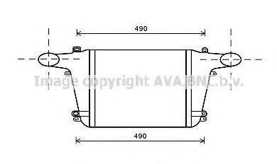 AVA QUALITY COOLING DN4364 Інтеркулер