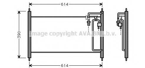 AVA QUALITY COOLING DN5177 Конденсатор, кондиціонер