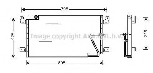 AVA QUALITY COOLING DN5198 Конденсатор, кондиціонер