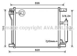 AVA QUALITY COOLING DN5401D Конденсатор, кондиціонер