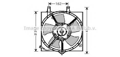 AVA QUALITY COOLING DN7510 Вентилятор, охолодження двигуна