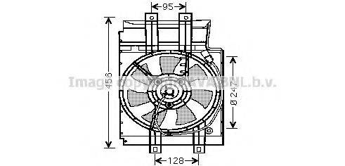 AVA QUALITY COOLING DN7519 Вентилятор, охолодження двигуна