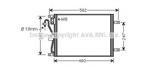 AVA QUALITY COOLING DNA5351 Конденсатор, кондиціонер