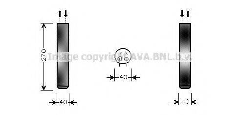 AVA QUALITY COOLING DND254 Осушувач, кондиціонер