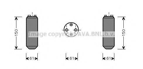 AVA QUALITY COOLING DND255 Осушувач, кондиціонер