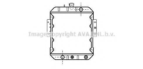 AVA QUALITY COOLING DU2009 Радіатор, охолодження двигуна