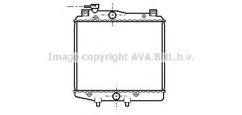 AVA QUALITY COOLING DU2013 Радіатор, охолодження двигуна