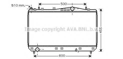 AVA QUALITY COOLING DW2052 Радіатор, охолодження двигуна